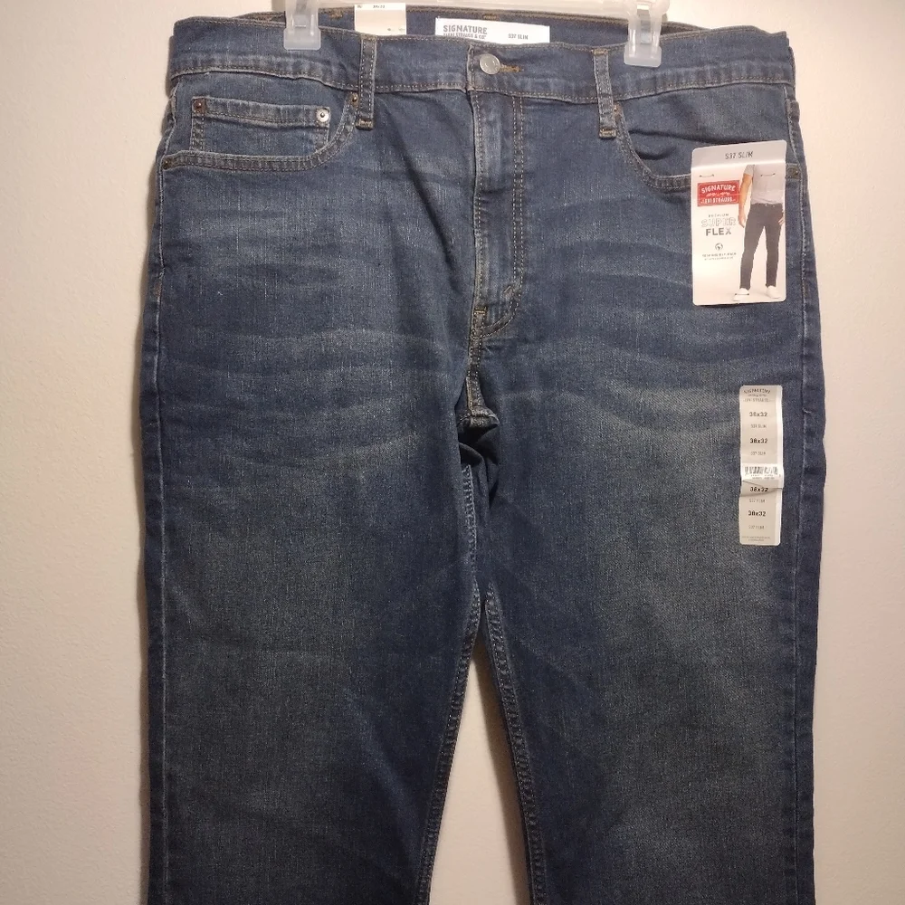Levi Strauss Signature Super Flex Slim Fit Jeans - Picture 13 of 13
